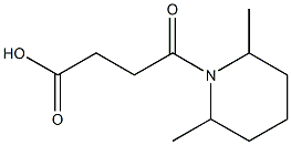 4-(2,6-dimethylpiperidin-1-yl)-4-oxobutanoic acid 구조식 이미지