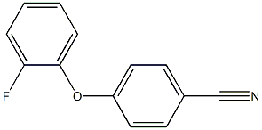 4-(2-fluorophenoxy)benzonitrile Structure