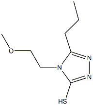 4-(2-methoxyethyl)-5-propyl-4H-1,2,4-triazole-3-thiol Structure