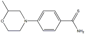 4-(2-methylmorpholin-4-yl)benzene-1-carbothioamide Structure
