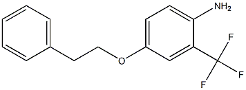 4-(2-phenylethoxy)-2-(trifluoromethyl)aniline 구조식 이미지
