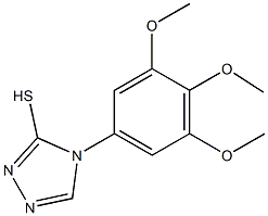 4-(3,4,5-trimethoxyphenyl)-4H-1,2,4-triazole-3-thiol Structure