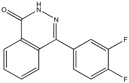 4-(3,4-difluorophenyl)-1,2-dihydrophthalazin-1-one 구조식 이미지