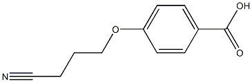 4-(3-cyanopropoxy)benzoic acid Structure