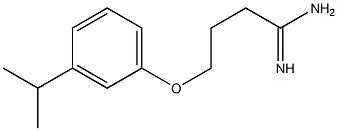 4-(3-isopropylphenoxy)butanimidamide Structure