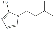 4-(3-methylbutyl)-4H-1,2,4-triazole-3-thiol 구조식 이미지