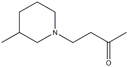 4-(3-methylpiperidin-1-yl)butan-2-one Structure