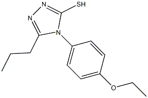 4-(4-ethoxyphenyl)-5-propyl-4H-1,2,4-triazole-3-thiol 구조식 이미지