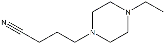 4-(4-ethylpiperazin-1-yl)butanenitrile Structure