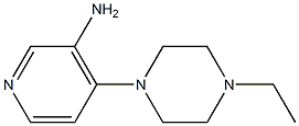 4-(4-ethylpiperazin-1-yl)pyridin-3-amine 구조식 이미지