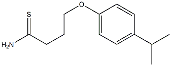 4-(4-isopropylphenoxy)butanethioamide Structure