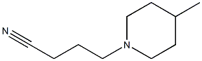 4-(4-methylpiperidin-1-yl)butanenitrile Structure