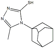 4-(adamantan-1-yl)-5-methyl-4H-1,2,4-triazole-3-thiol 구조식 이미지