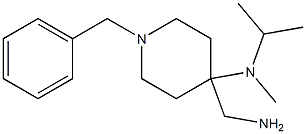 4-(aminomethyl)-1-benzyl-N-isopropyl-N-methylpiperidin-4-amine 구조식 이미지