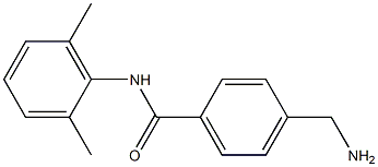 4-(aminomethyl)-N-(2,6-dimethylphenyl)benzamide Structure