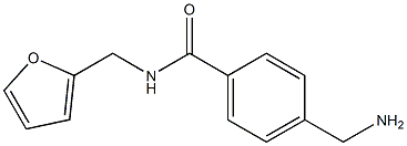 4-(aminomethyl)-N-(2-furylmethyl)benzamide Structure