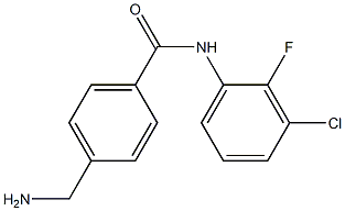 4-(aminomethyl)-N-(3-chloro-2-fluorophenyl)benzamide Structure