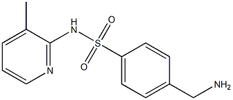 4-(aminomethyl)-N-(3-methylpyridin-2-yl)benzene-1-sulfonamide Structure