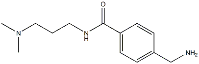 4-(aminomethyl)-N-[3-(dimethylamino)propyl]benzamide 구조식 이미지