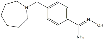 4-(azepan-1-ylmethyl)-N'-hydroxybenzenecarboximidamide 구조식 이미지