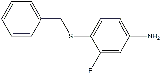 4-(benzylsulfanyl)-3-fluoroaniline 구조식 이미지