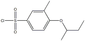 4-(butan-2-yloxy)-3-methylbenzene-1-sulfonyl chloride 구조식 이미지
