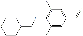 4-(cyclohexylmethoxy)-3,5-dimethylbenzaldehyde Structure