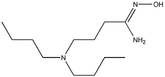 4-(dibutylamino)-N'-hydroxybutanimidamide 구조식 이미지