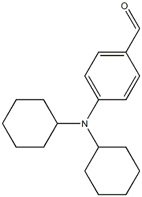 4-(dicyclohexylamino)benzaldehyde Structure