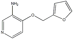 4-(furan-2-ylmethoxy)pyridin-3-amine Structure