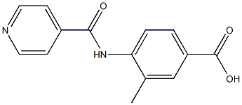 4-(isonicotinoylamino)-3-methylbenzoic acid Structure