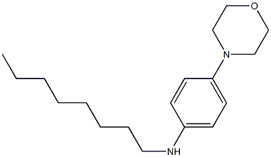 4-(morpholin-4-yl)-N-octylaniline Structure