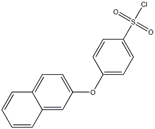 4-(naphthalen-2-yloxy)benzene-1-sulfonyl chloride Structure