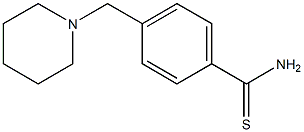 4-(piperidin-1-ylmethyl)benzenecarbothioamide Structure