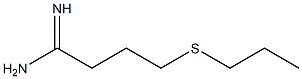 4-(propylsulfanyl)butanimidamide Structure