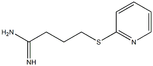 4-(pyridin-2-ylsulfanyl)butanimidamide 구조식 이미지