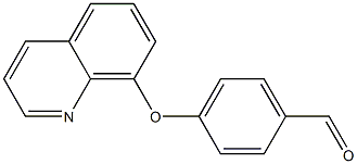 4-(quinolin-8-yloxy)benzaldehyde 구조식 이미지