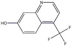 4-(trifluoromethyl)quinolin-7-ol 구조식 이미지