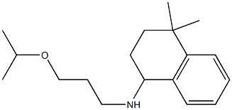 4,4-dimethyl-N-[3-(propan-2-yloxy)propyl]-1,2,3,4-tetrahydronaphthalen-1-amine Structure