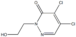 4,5-dichloro-2-(2-hydroxyethyl)pyridazin-3(2H)-one Structure