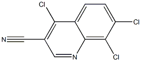 4,7,8-trichloroquinoline-3-carbonitrile Structure