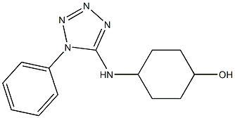 4-[(1-phenyl-1H-1,2,3,4-tetrazol-5-yl)amino]cyclohexan-1-ol 구조식 이미지