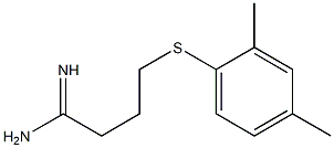 4-[(2,4-dimethylphenyl)sulfanyl]butanimidamide 구조식 이미지