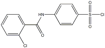 4-[(2-chlorobenzene)amido]benzene-1-sulfonyl chloride 구조식 이미지
