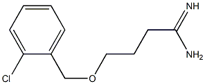 4-[(2-chlorobenzyl)oxy]butanimidamide Structure