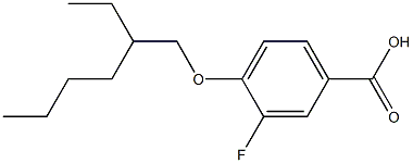 4-[(2-ethylhexyl)oxy]-3-fluorobenzoic acid Structure