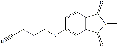 4-[(2-methyl-1,3-dioxo-2,3-dihydro-1H-isoindol-5-yl)amino]butanenitrile 구조식 이미지