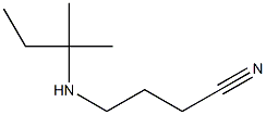 4-[(2-methylbutan-2-yl)amino]butanenitrile 구조식 이미지
