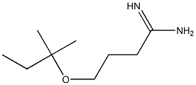 4-[(2-methylbutan-2-yl)oxy]butanimidamide 구조식 이미지