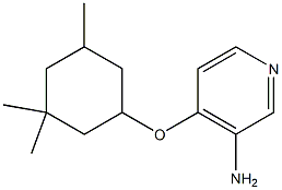 4-[(3,3,5-trimethylcyclohexyl)oxy]pyridin-3-amine Structure
